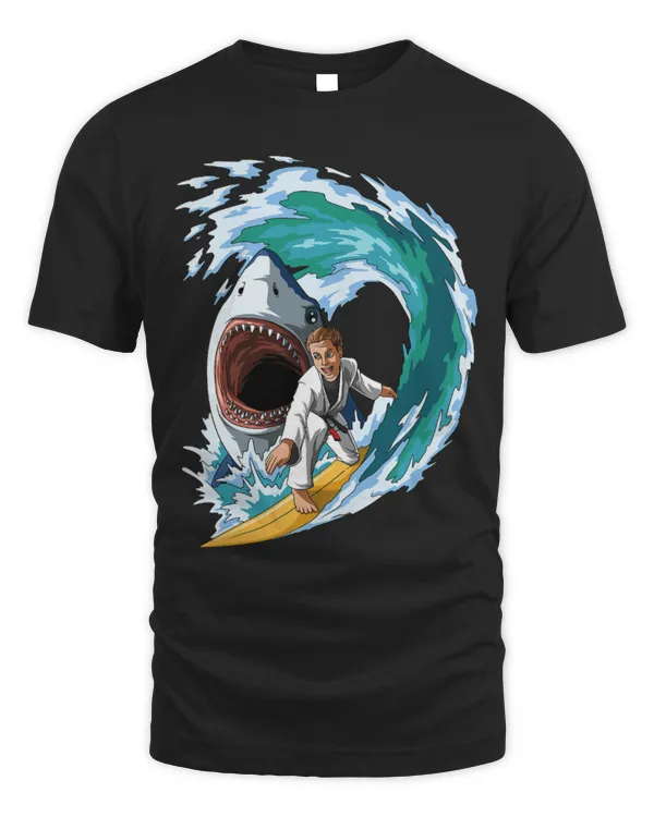 Shark Pet BJJ Surfer and Shark Brazilian JiuJitsu BJJ