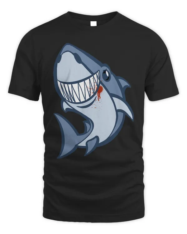 Shark Pet Blue Chomp Fierce Nom Teeth Sea Ocean Creature Swim