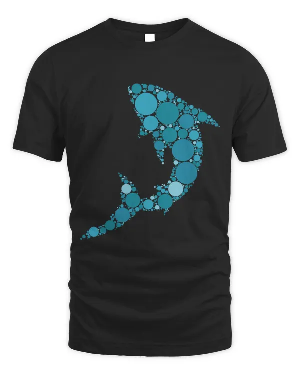 Shark Pet Blue Polka Dot Shark International Dot Day lovely Dot