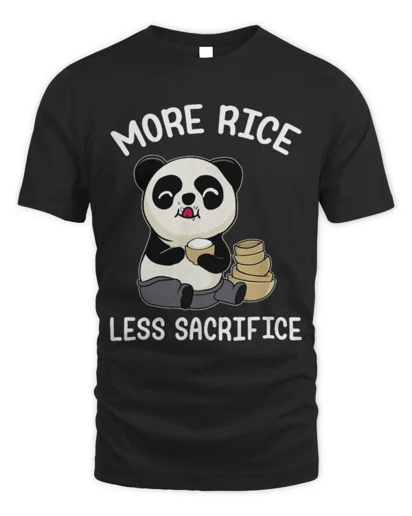 Panda Pet More Rice Cute Panda Bear Cool Chinese Fun Asian Food Lover