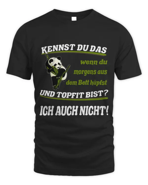 Panda Pet Morgenmuffel Saying Langschlafer Panda Bear