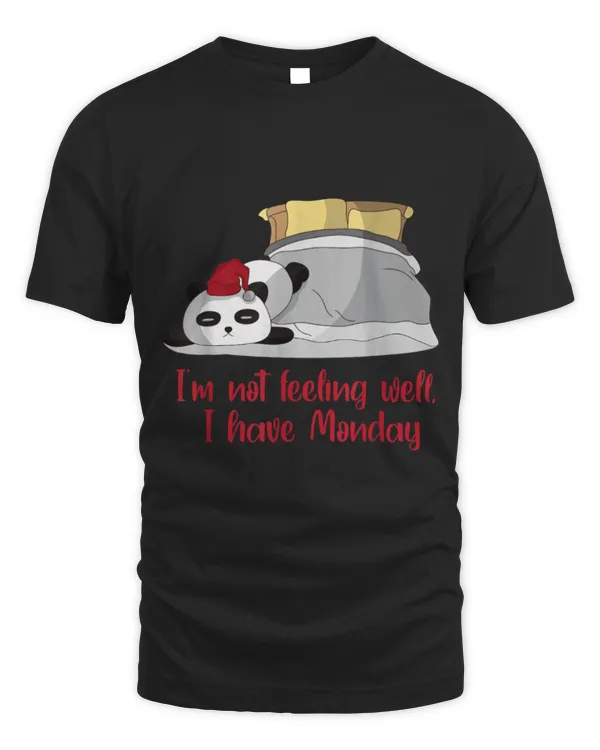 Panda Pet Morning Grouch Panda hates Monday Bear funny sweet