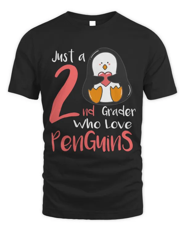 Penguin Pet Just A Second Grader Who Love Penguins 2nd Grade Penguin 1