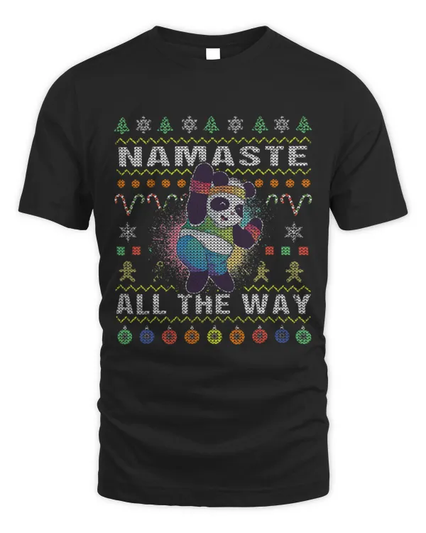 Panda Pet ness panda ugly christmas namaste all way yoga xmas