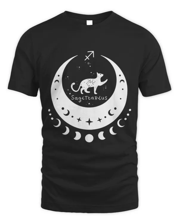 Cute Cat Zodiac Sagittarius Horoscope Astrology Cat Crescent Moon