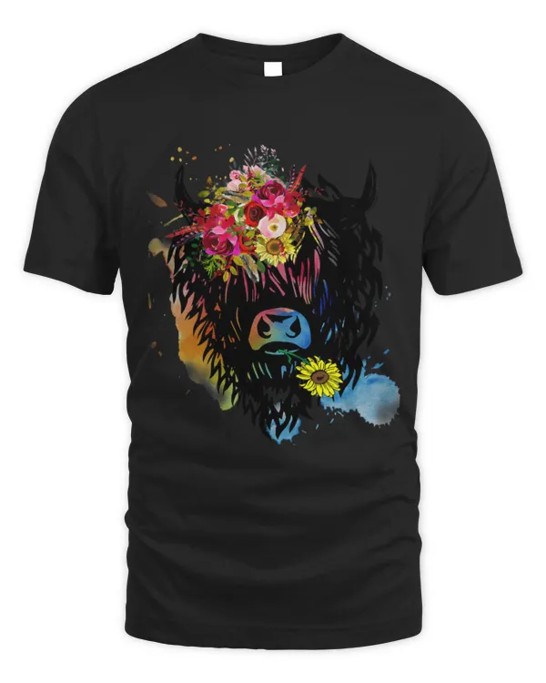 Cute Cow Floral Cow Graphics Spring Nature Lovers Funny Cute Cow Floral Cow Graphics Spring Nature Lovers Funny