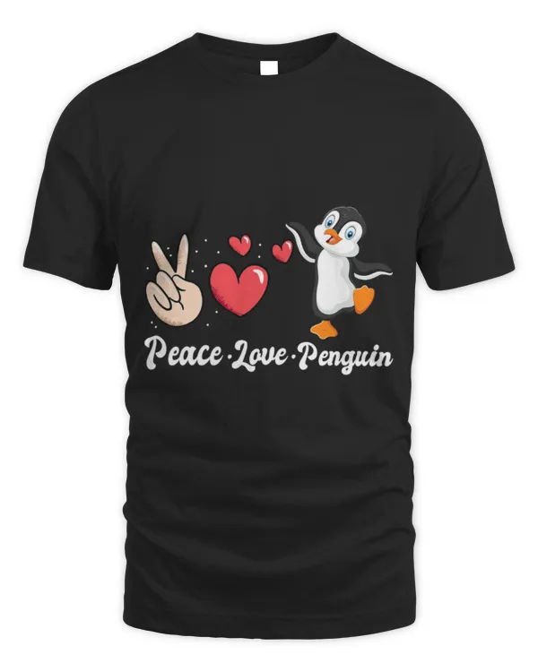 Penguin Pet Peace Love Penguin Kids Penguin Lovers Funny Birds
