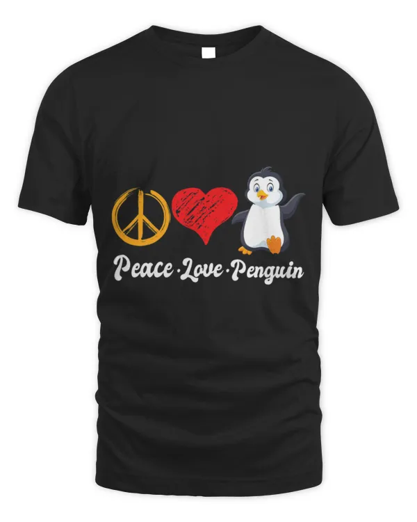 Penguin Pet Peace Love Penguin Lovers Funny Birds Kids