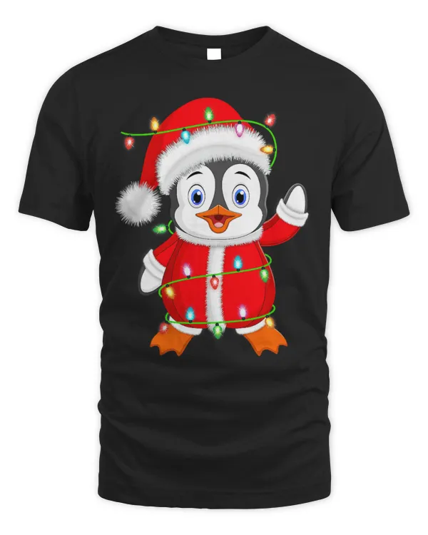 Penguin Pet Xmas Lighting Matching Santa Penguin Christmas 251
