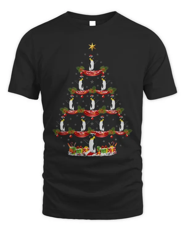 Penguin Pet Xmas Lighting Santa Emperor Penguin Christmas Tree