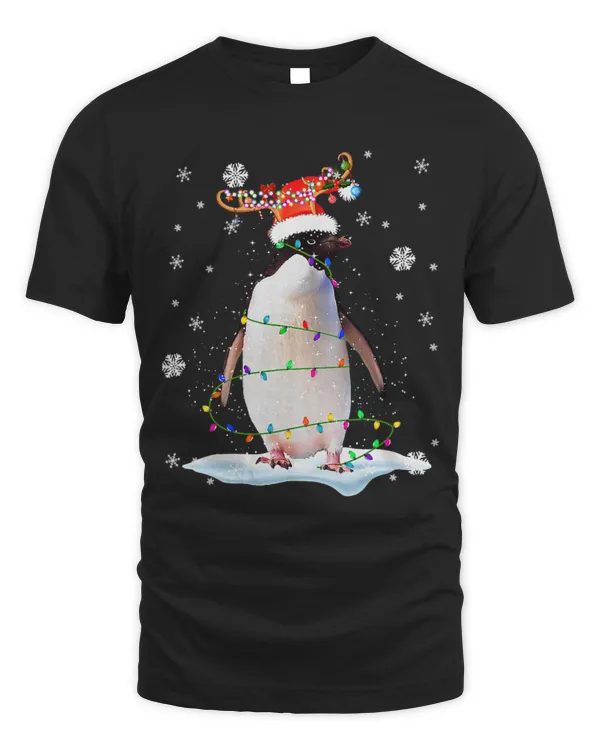 Penguin Pet Xmas Lights Merry Xmas Christmas Penguin Lover