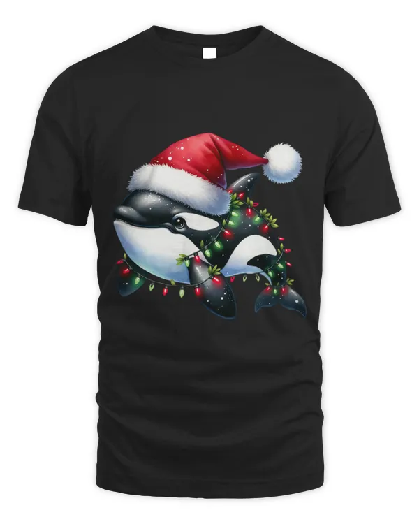 Whale Pet Santa Orca Killer Whale for Boys Girls Christmas Tree Lights 1