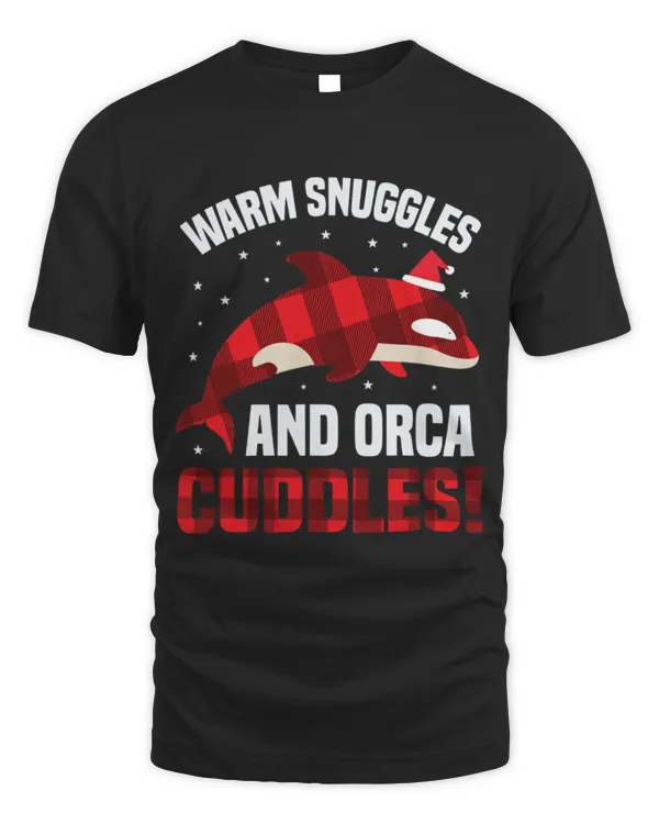 Whale Pet Orca Killer Whale Buffalo Plaid Christmas Marine Lover Girl 1
