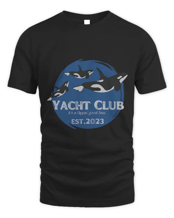 Whale Pet Yacht Club Orca Funny Yacht Tipping Killer Whale