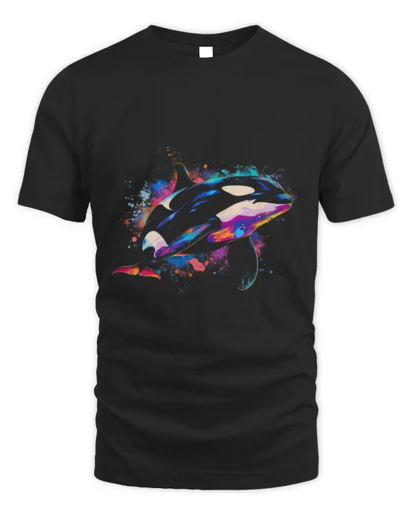 Whale Pet Watercolor Colorful Whale Lover 1