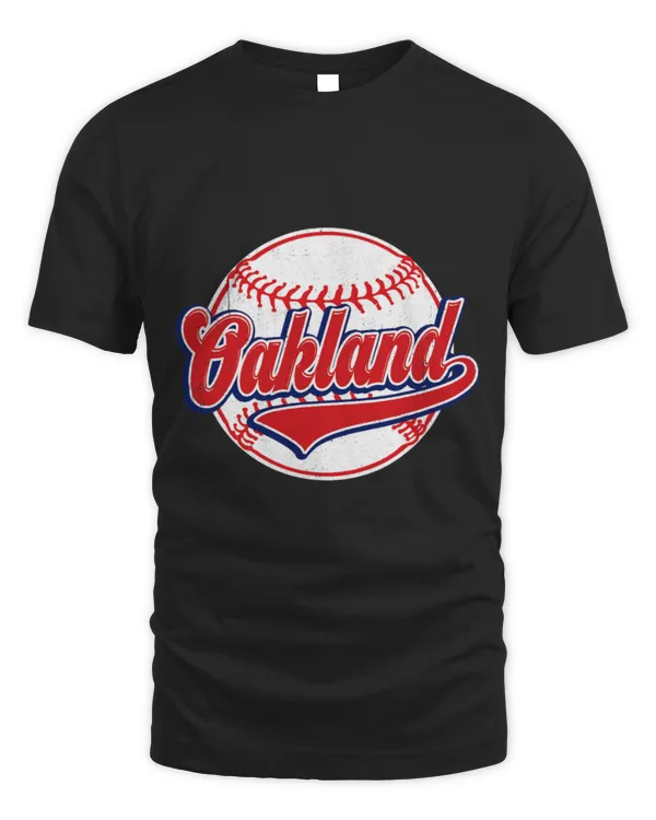 Cute Baseball Oakland Cityscape Baseball Lover Player and Fans 2
