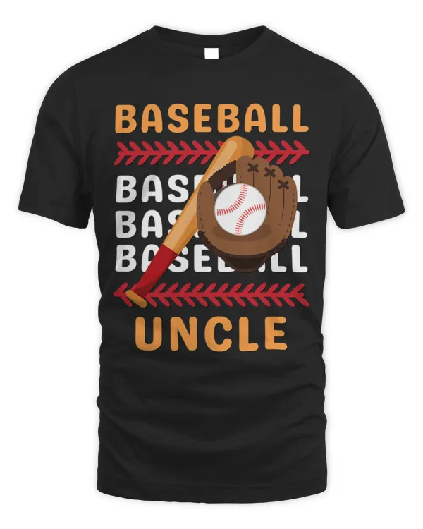 Cute Baseball uncle nephew or niece playing Baseball bat mens