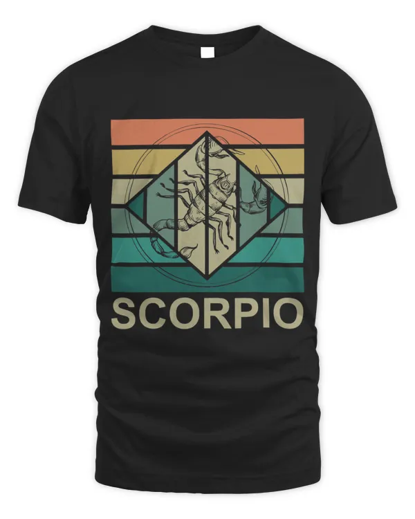 Cute Scorpion Retro Art 70s 80s Stylish Gift Zodiac