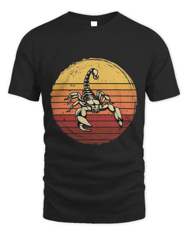 Cute Scorpion Retro Sunset Style 70s 80s 01