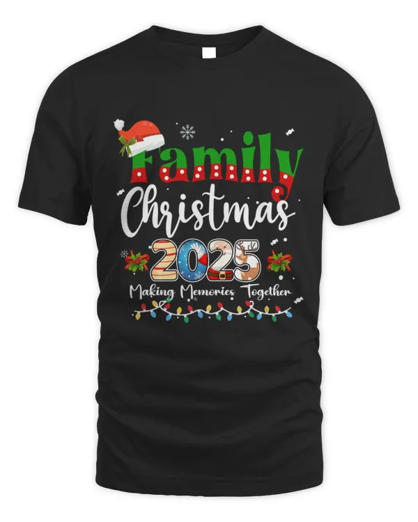 Family Christmas 2025 Matching Outfit Xmas Squad Santa Shirt