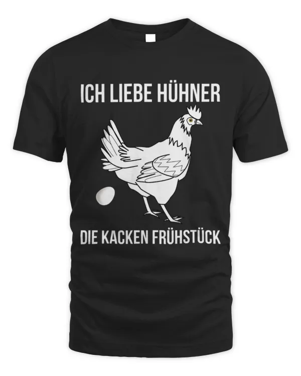 Chicken Pet Ich liebe Hühner die Kacken Breakfast Farmer Farmer Chick 0