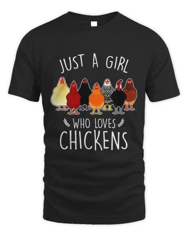 Chicken Pet Just A Girl Who Loves Chickens Funny Women