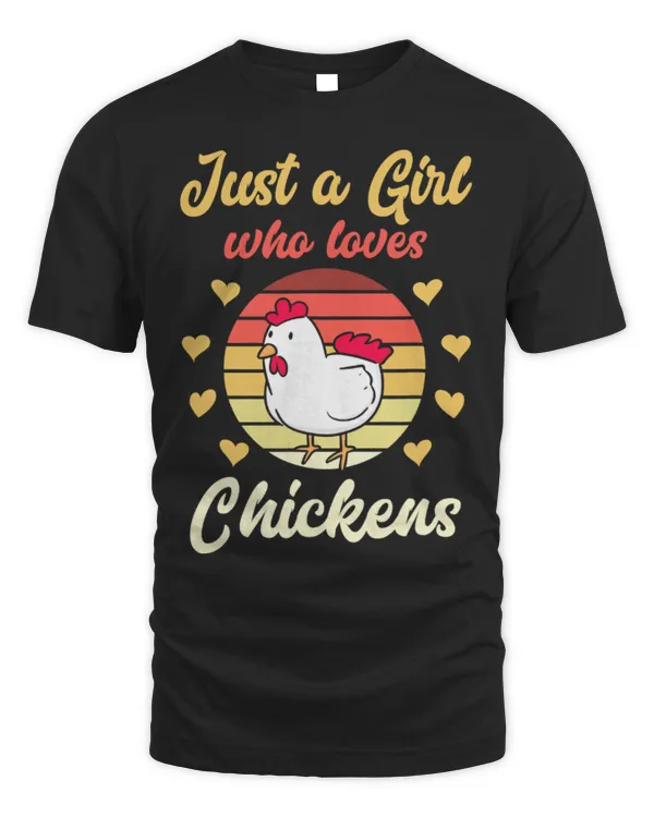 Chicken Pet Just A Girl Who Loves Chickens Funny