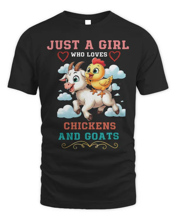 Chicken Pet Just A Girl Who Loves Chickens Goats Farmer