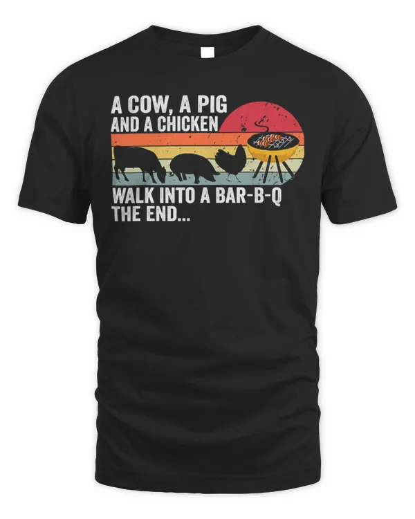 Chicken Pet Pig A Cow A Pig And A Chicken Walk Into A BarBQ The End Funny 236