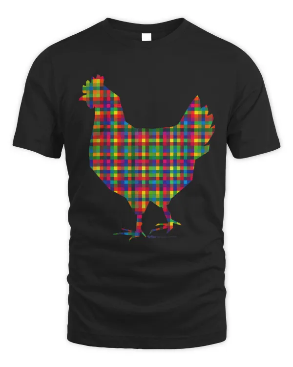 Chicken Pet Silhouette With Patterns