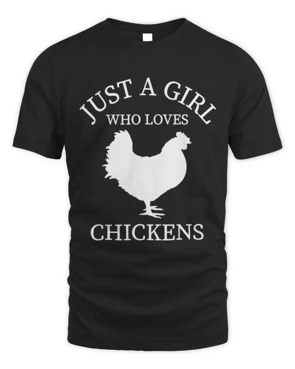 Chicken Pet Tee Just A Girl Who Loves 7