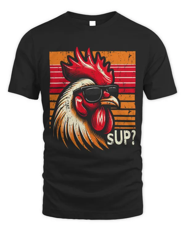 Chicken Pet Sunset Chicken Sunglasses Farm Funny Farmer Clucker Animal