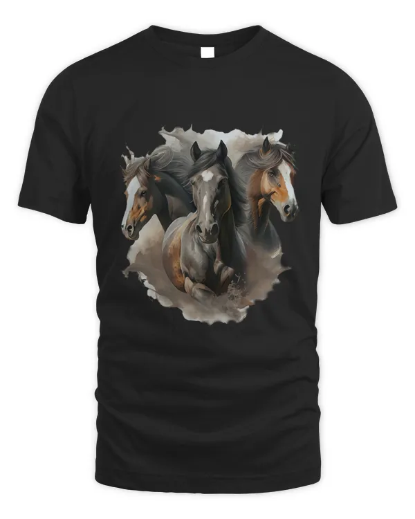 Horse Pet collage horse lover graphic men women boys girls 2