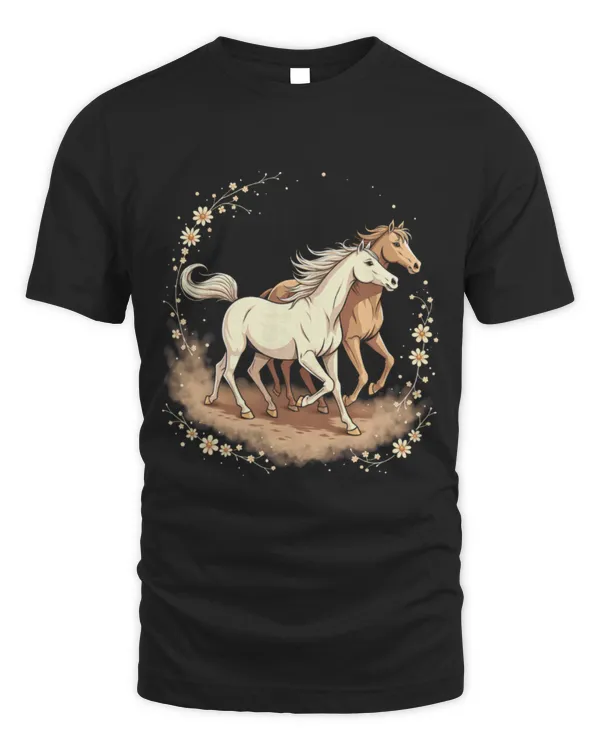 Horse Pet Collage Horse Lover Graphic Racing Equestrian 3