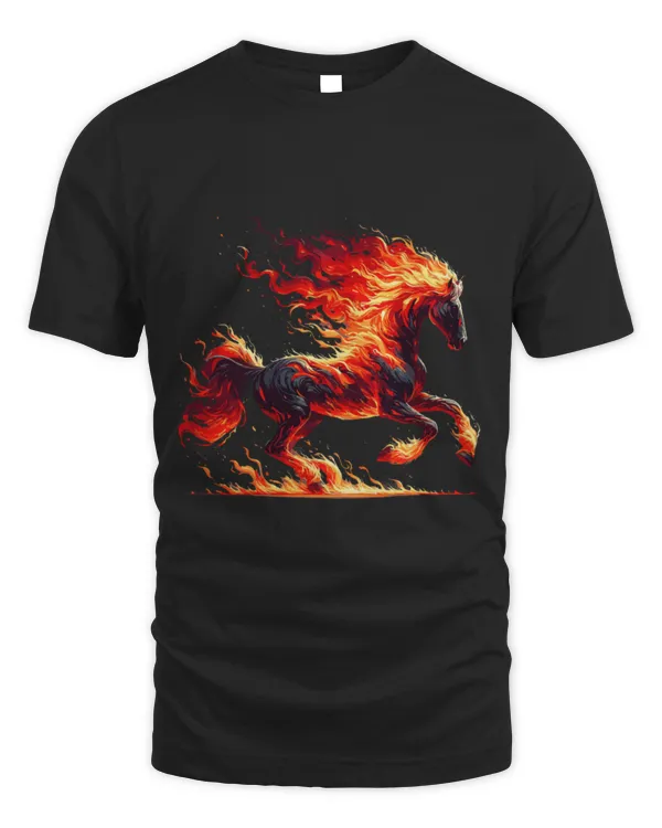 Horse Pet Burning Animal Horse Animal Cool Horses Fire Flames 2
