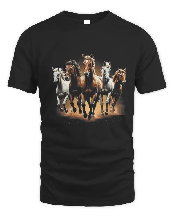 Horse Pet Collage Horse Lover Graphic Racing Equestrian