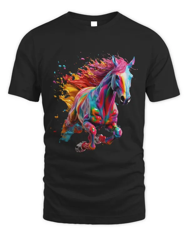 Horse Pet Colorful Horse 2