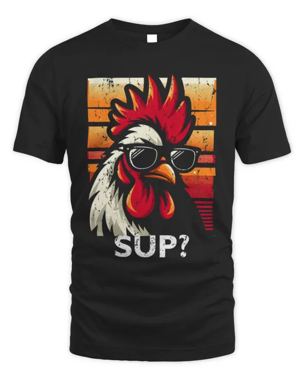 Chicken Pet Sunset Chicken Sunglasses Farm Funny Farmer Clucker Animal 1