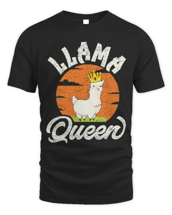 Llama Pet Mama Llama Queen Funny Animal For Women Girls