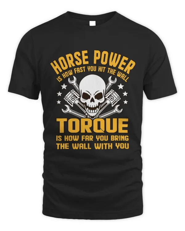 Horse Pet Power Torque Car Mechanic Auto Mechanics Work Graphic