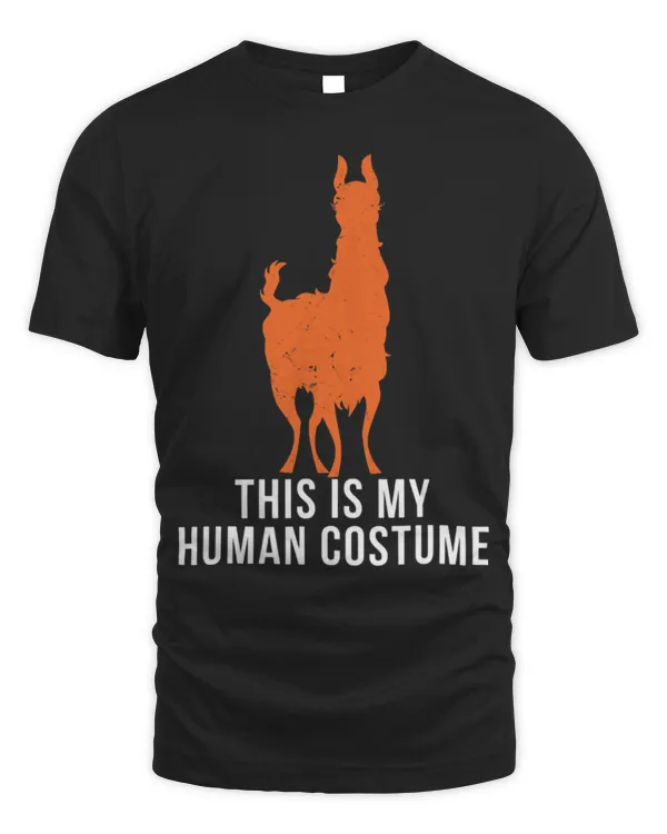 Llama Pet This Is My Human Costume Im Really A Llama Funny Halloween 22