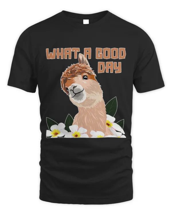 Llama Pet What A Good Day Llama Vicuna Guanaco Breeder Alpaca