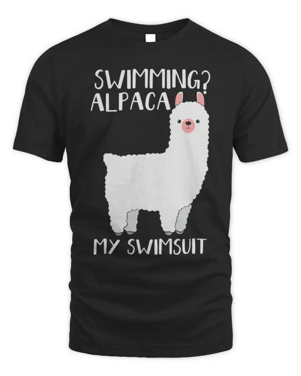 Llama Pet Swimming Alpaca My Swimsuit Cute Alpacas Swimmer Swim Lover