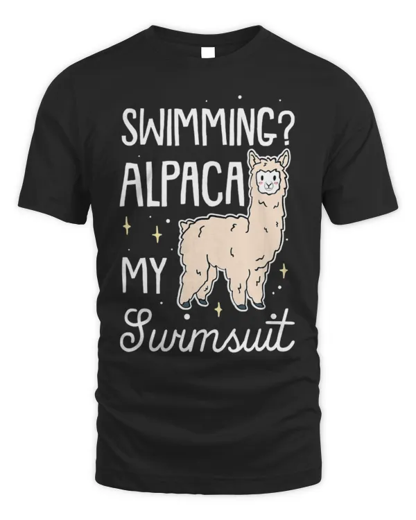 Llama Pet Swimming Alpaca My Swimsuit