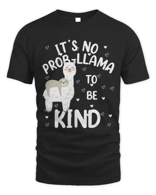 Llama Pet UNITY DAY Orange Tee Anti Bullying Llama Be Kind