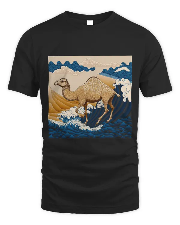 Llama Pet Surrealism Japanese Painting Camel