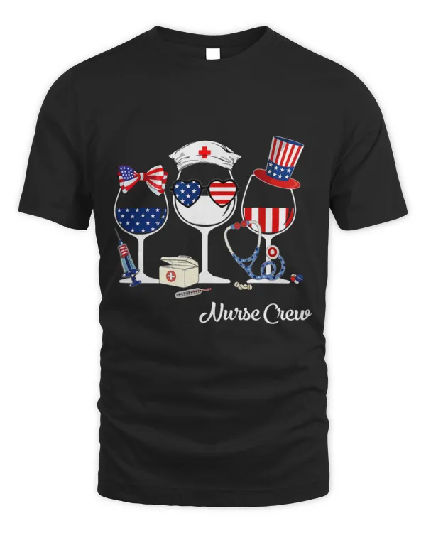 Drinker Wine American Nurse Crew Wine Lover Drinker 4th Of July