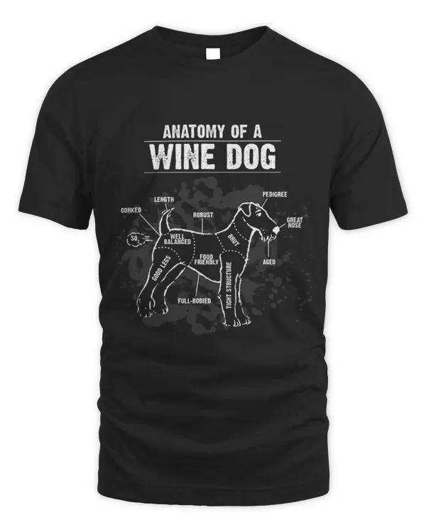 Drinker Wine Anatomy of A Wine Dog Breed Puppy Pet Lover Pun Gift 1