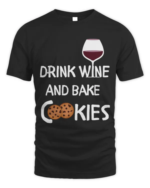 Drinker Wine And Bake Cookies Christmas Xmas
