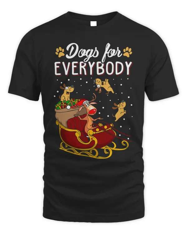Dogs Ugly Christmas Sweater Dogs For Everybody Matching Sweatshirts T-Shirt